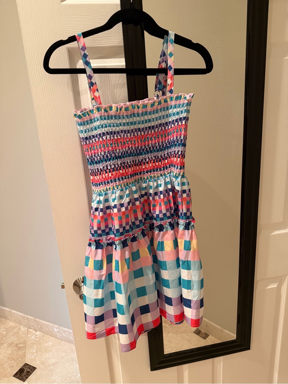Multi-Color Smocked Sundress - Small